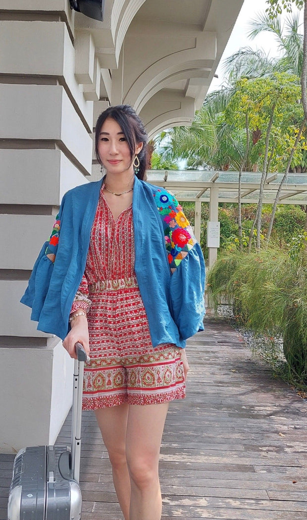 Bell Embroidered Cardigan