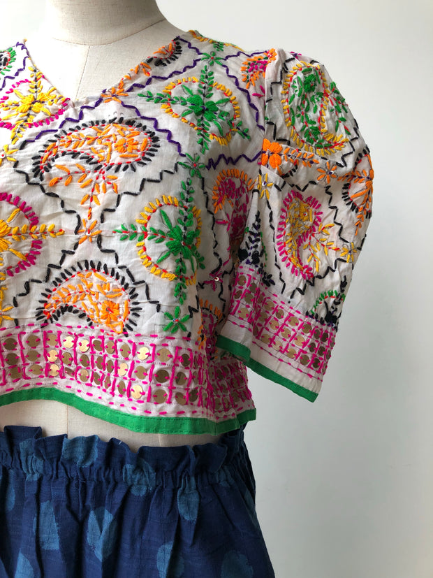 Gifara Hand Embroidered Top
