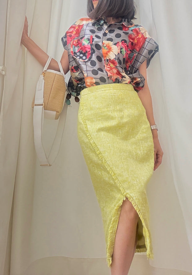 Soma silk linen blouse