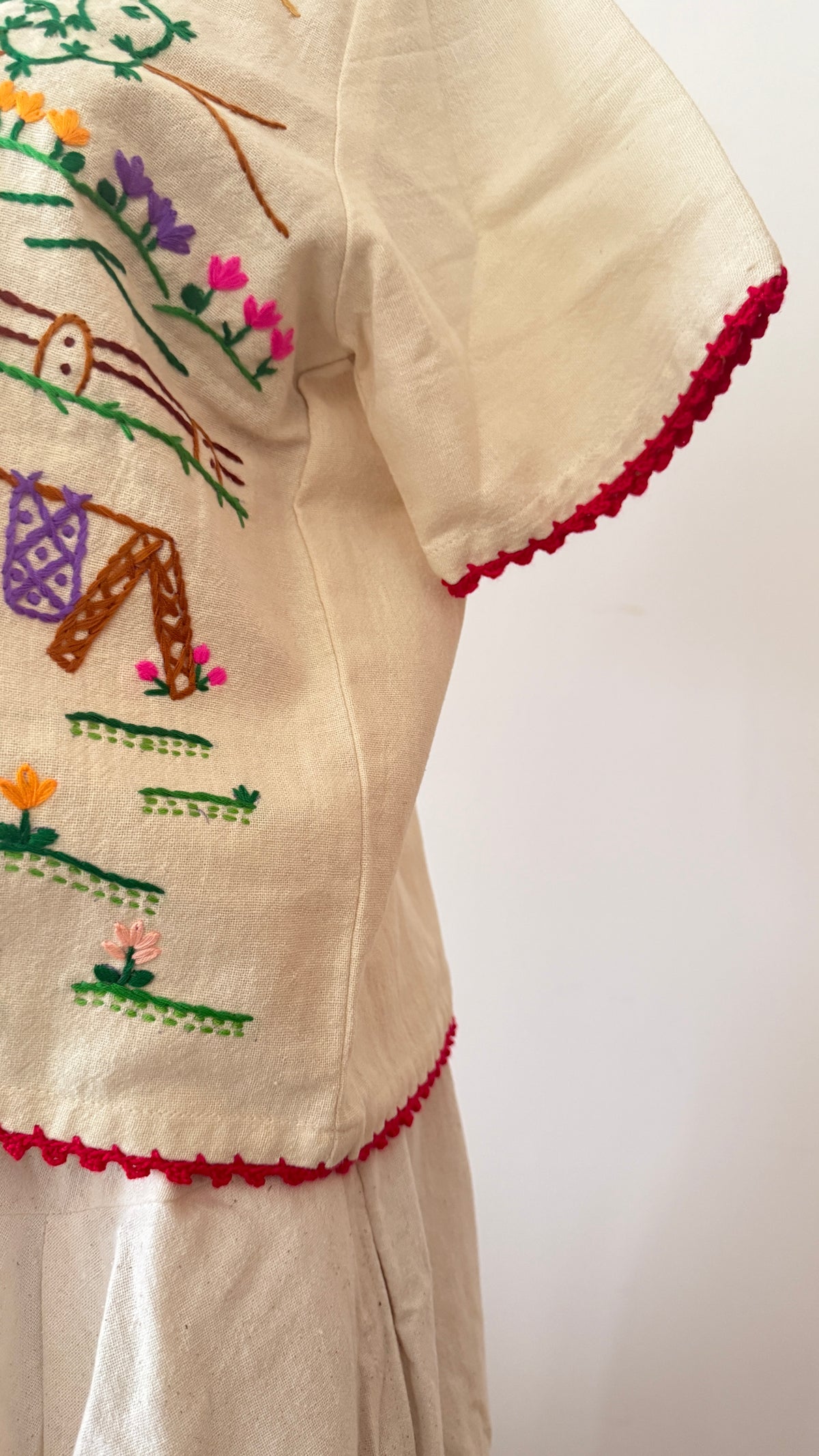 Lulu hand embroidered top