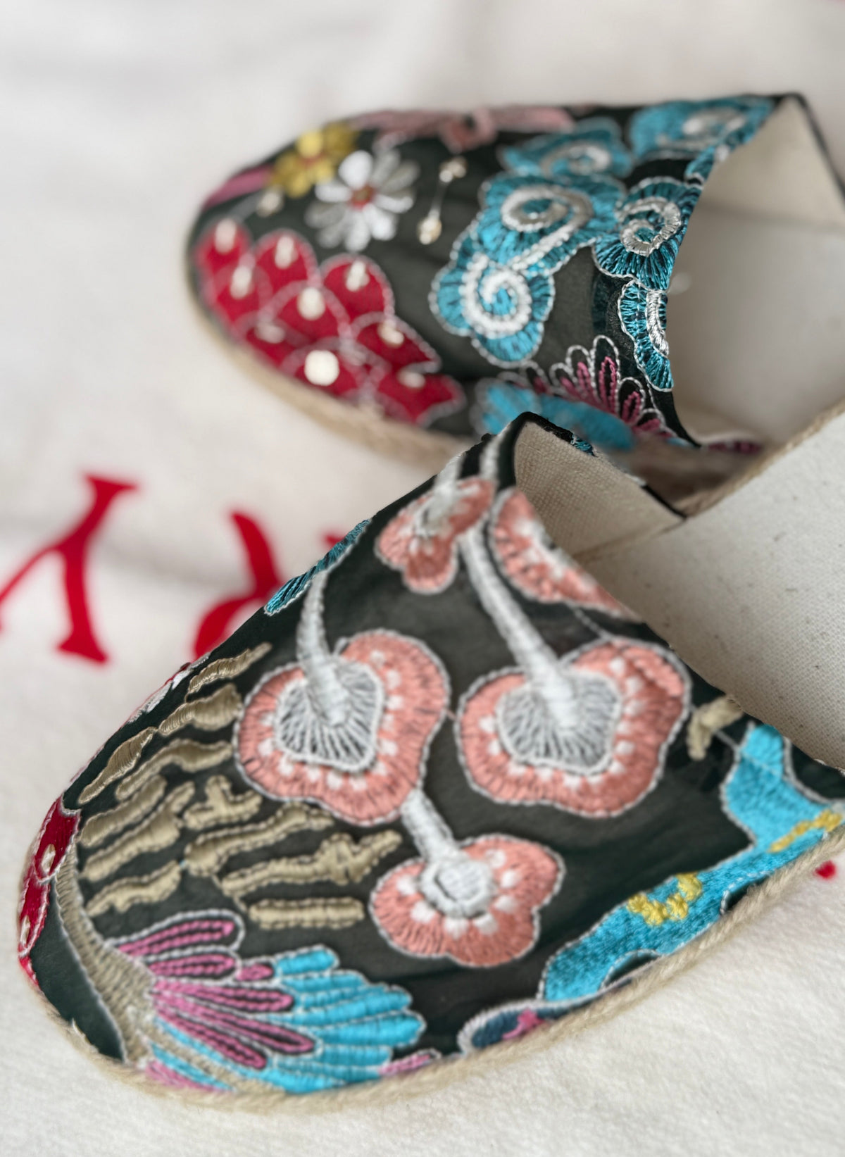 Jenny embroidered sandals
