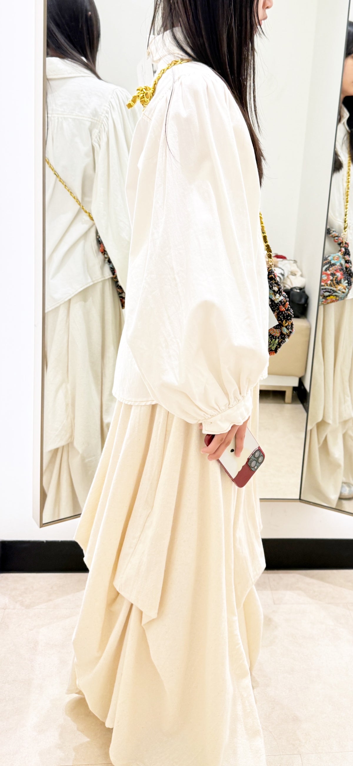 Yaya Oversized Artisan Skirt