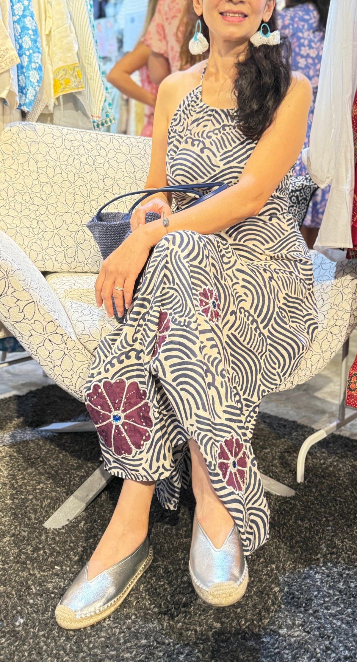 Raj halterneck dress