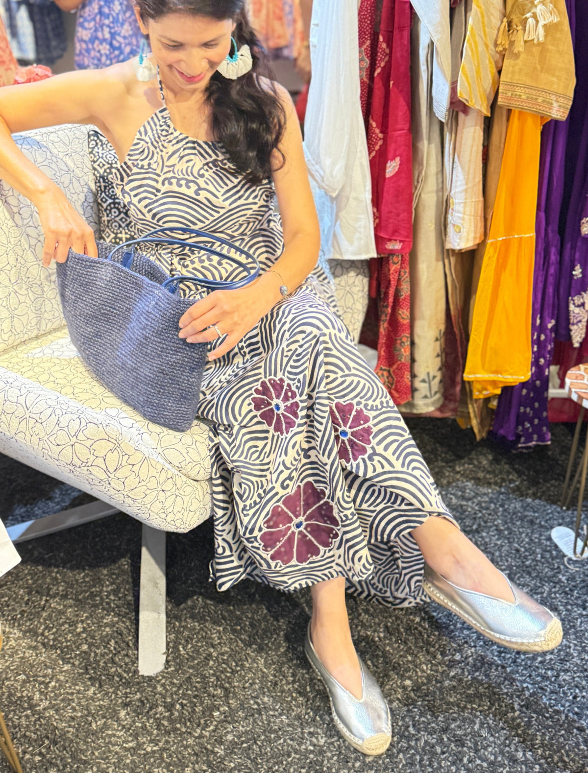 Raj halterneck dress