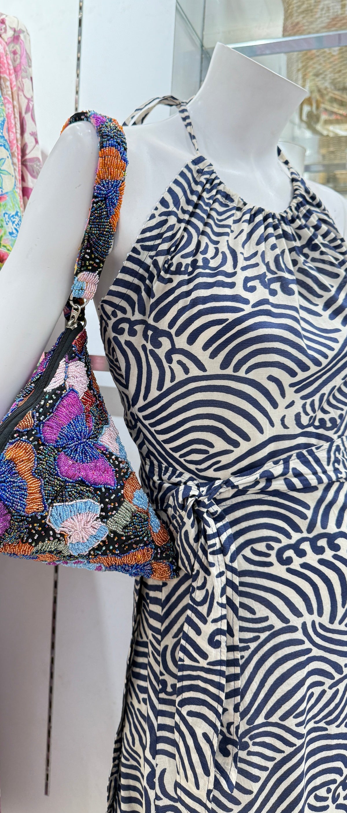 Raj halterneck dress