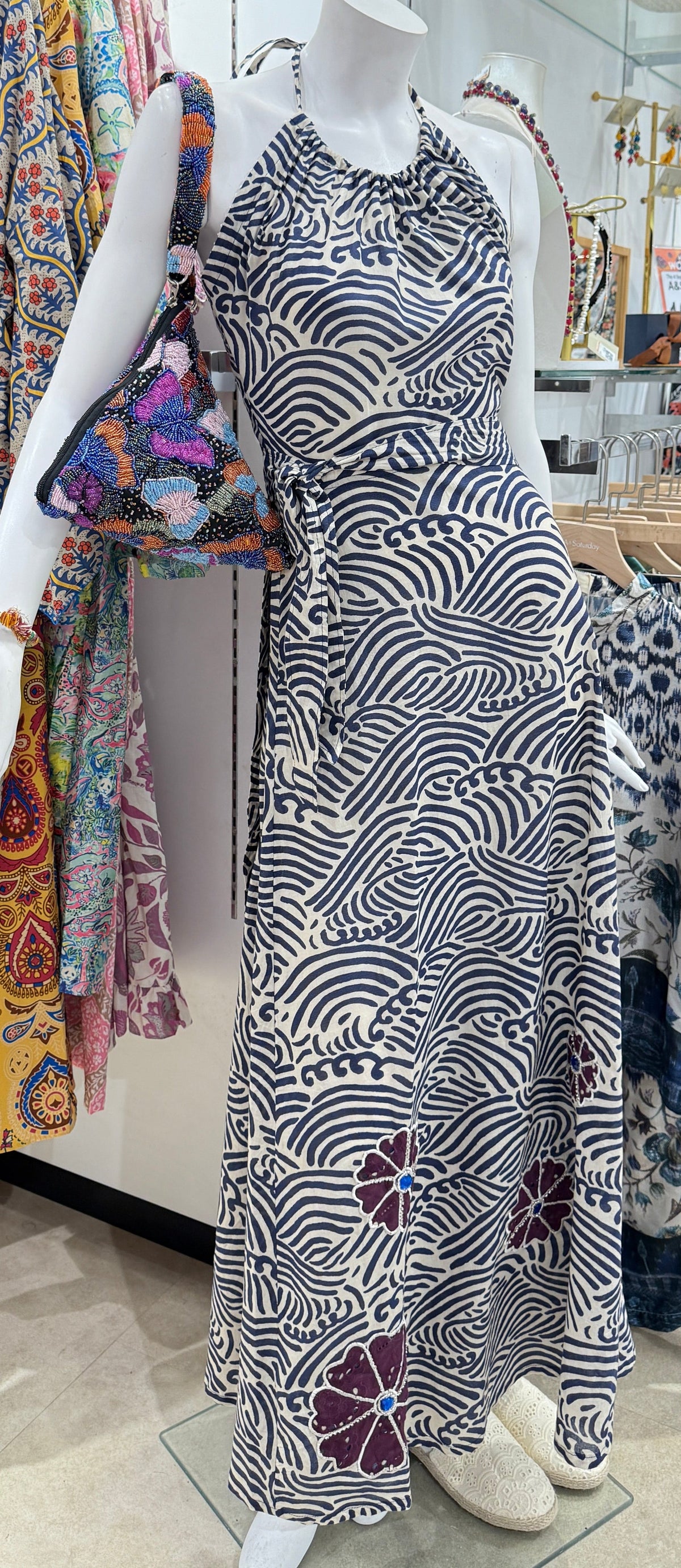 Raj halterneck dress