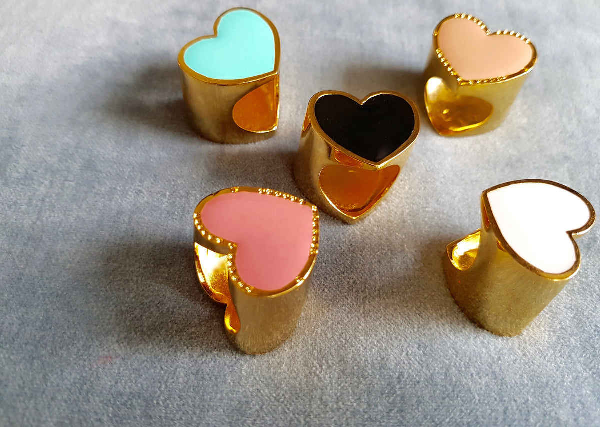 Double Sided Heart Ring
