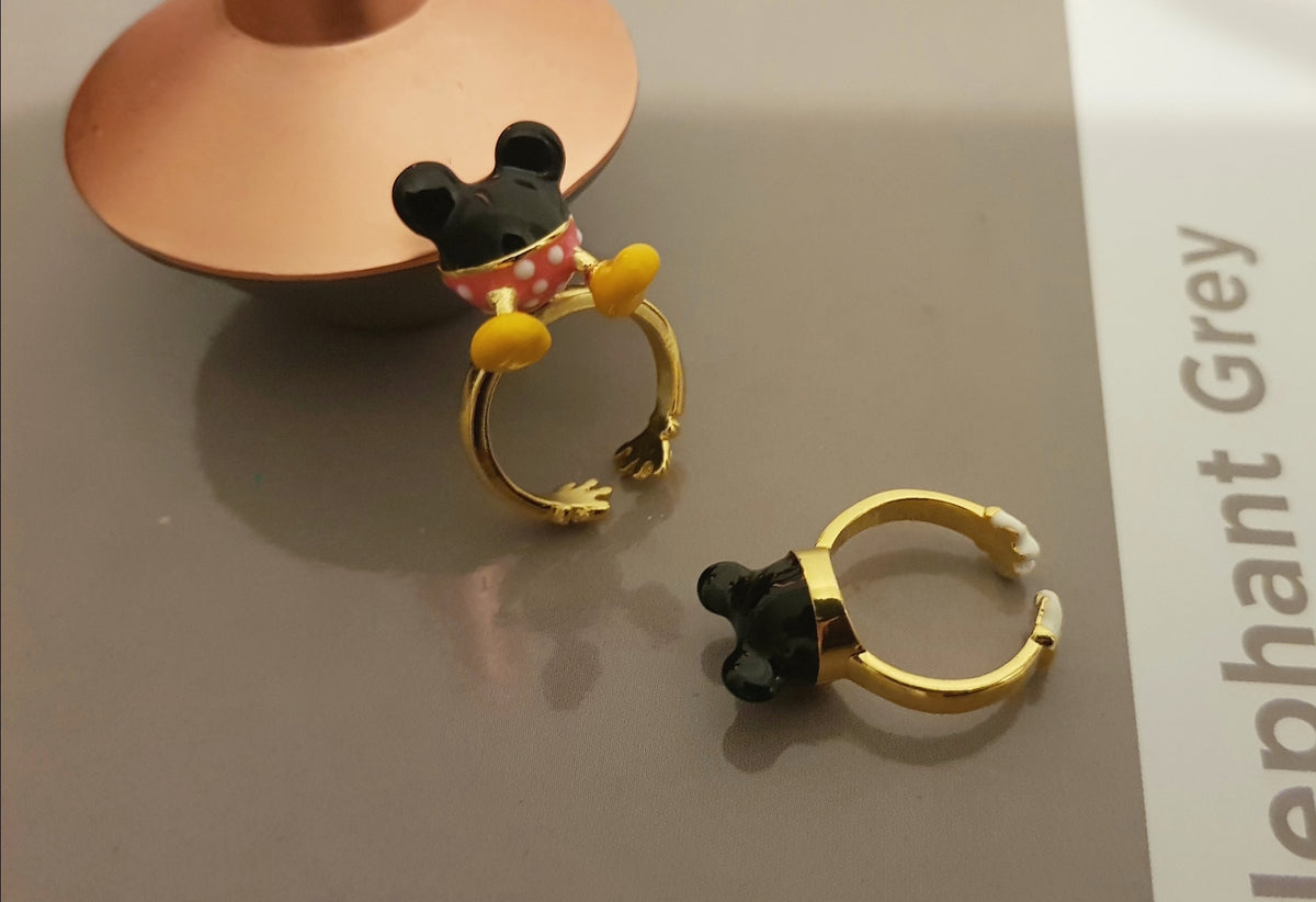 Bonjour Mickey Mouse Ring