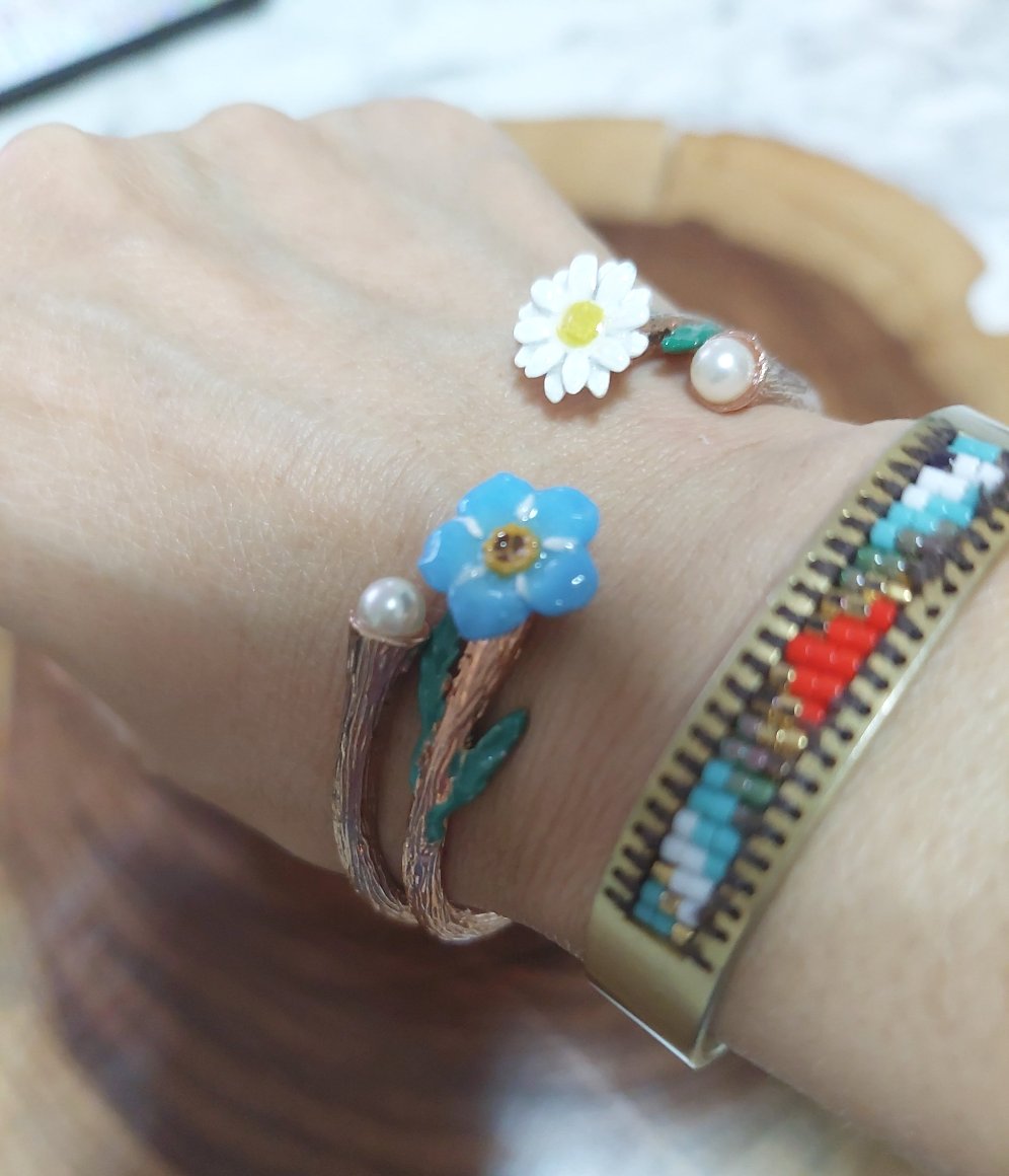Forget Me Not Jewelry (Bangle, Ring, Earrings sell separately)