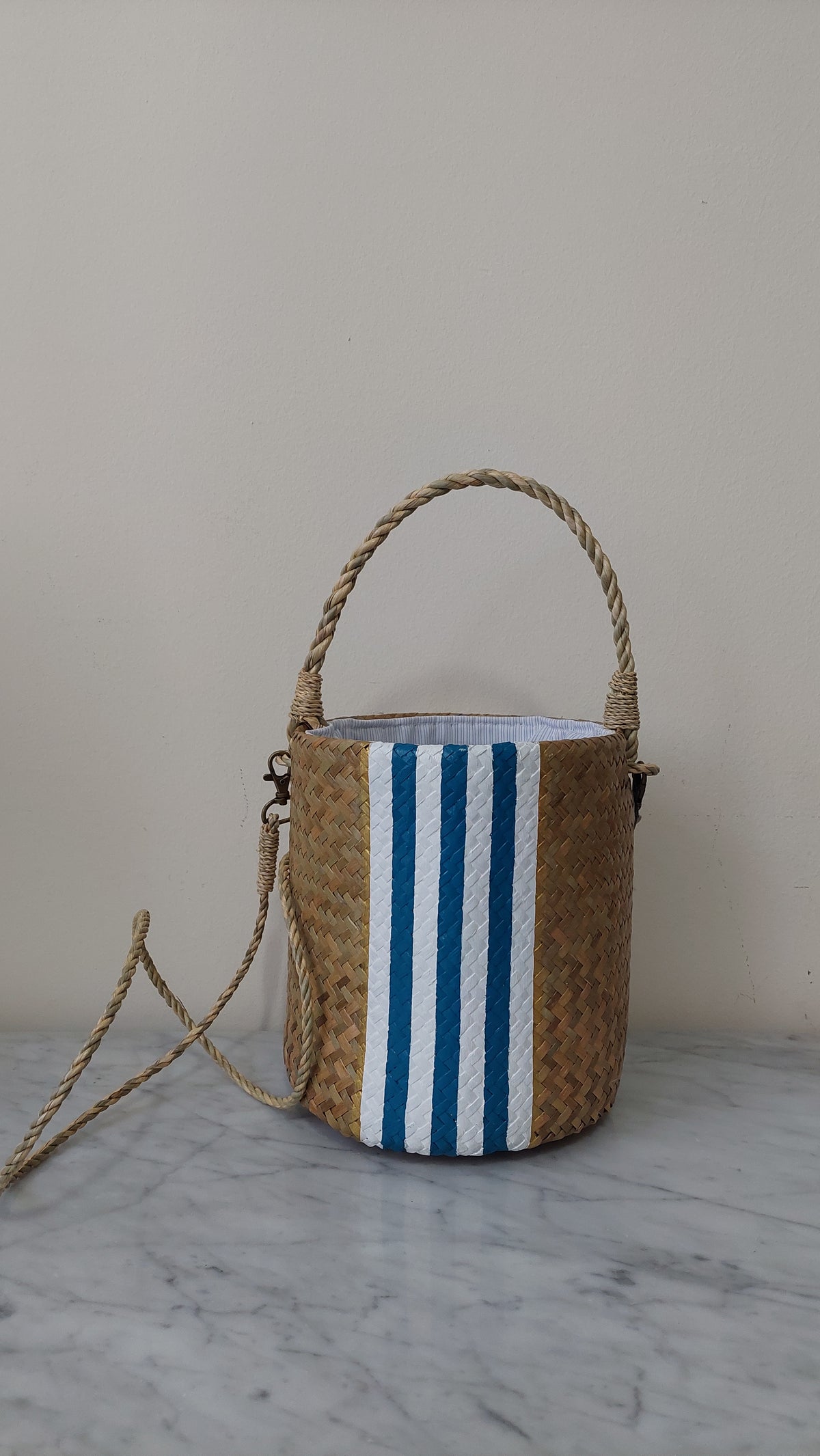 Tala Blue Stripe Bag (10% off)