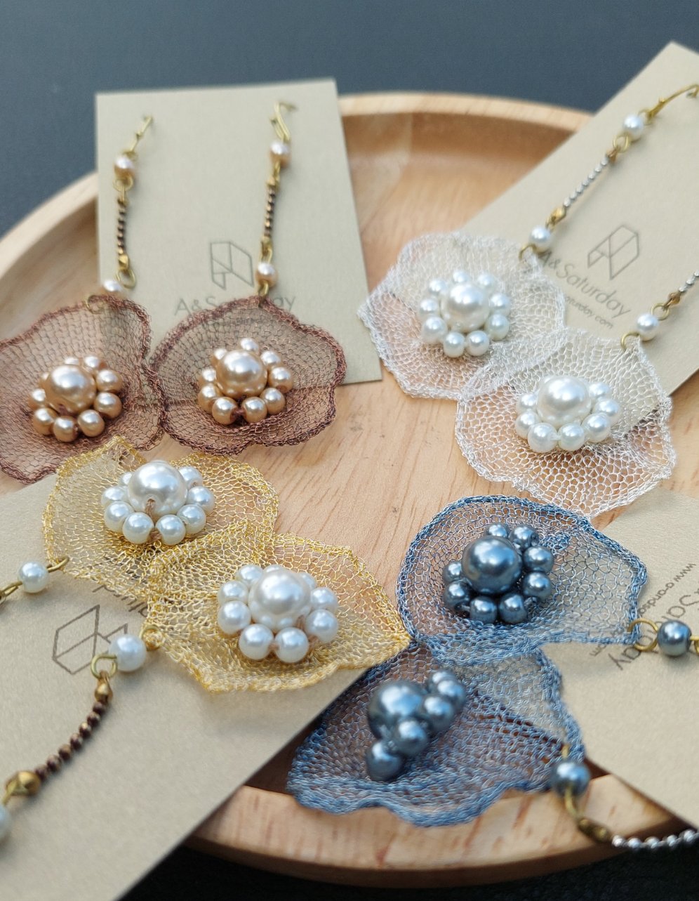 Lana Hand Crochet Pre-orders: Flower Earrings