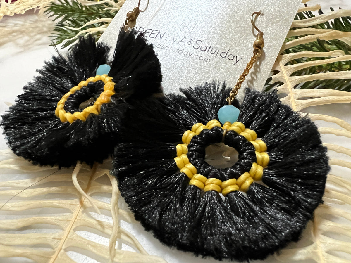 Fan Fan Tassel Earrings