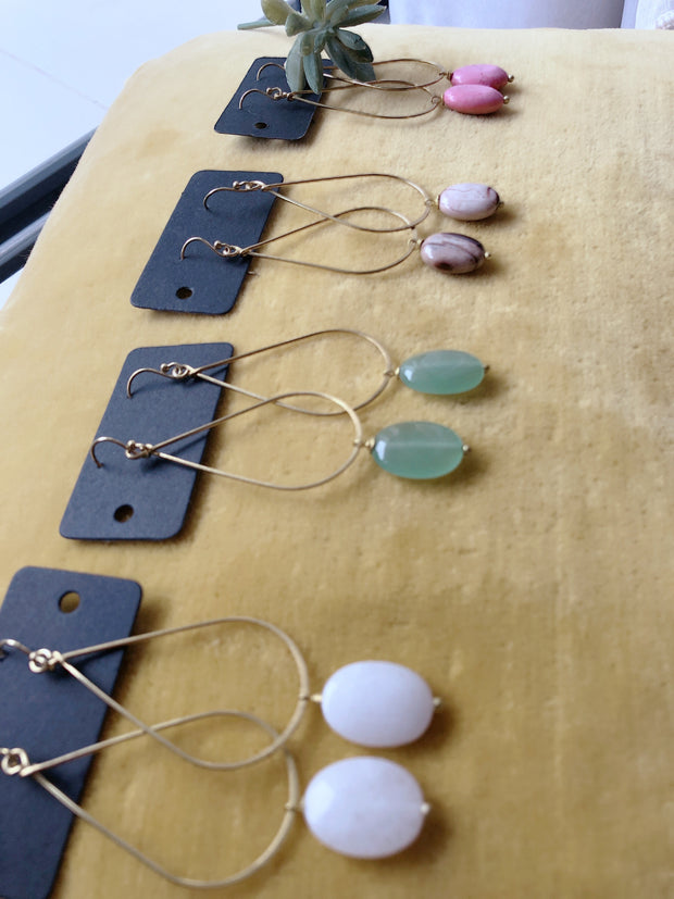Chou Open Teardrop Earrings