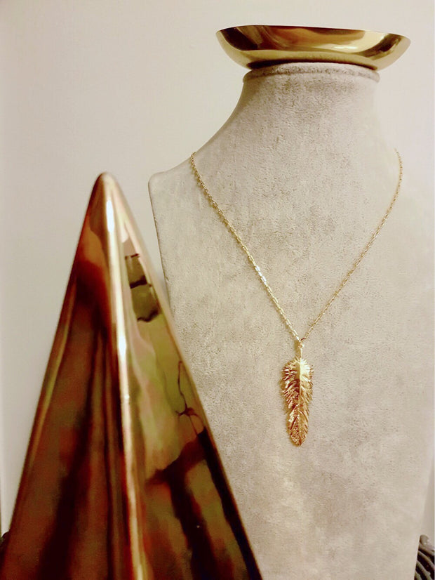 Kitana Gold Leave Necklace