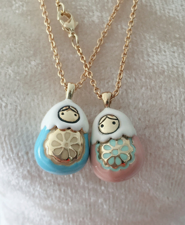 Fanny Russian Doll Necklace
