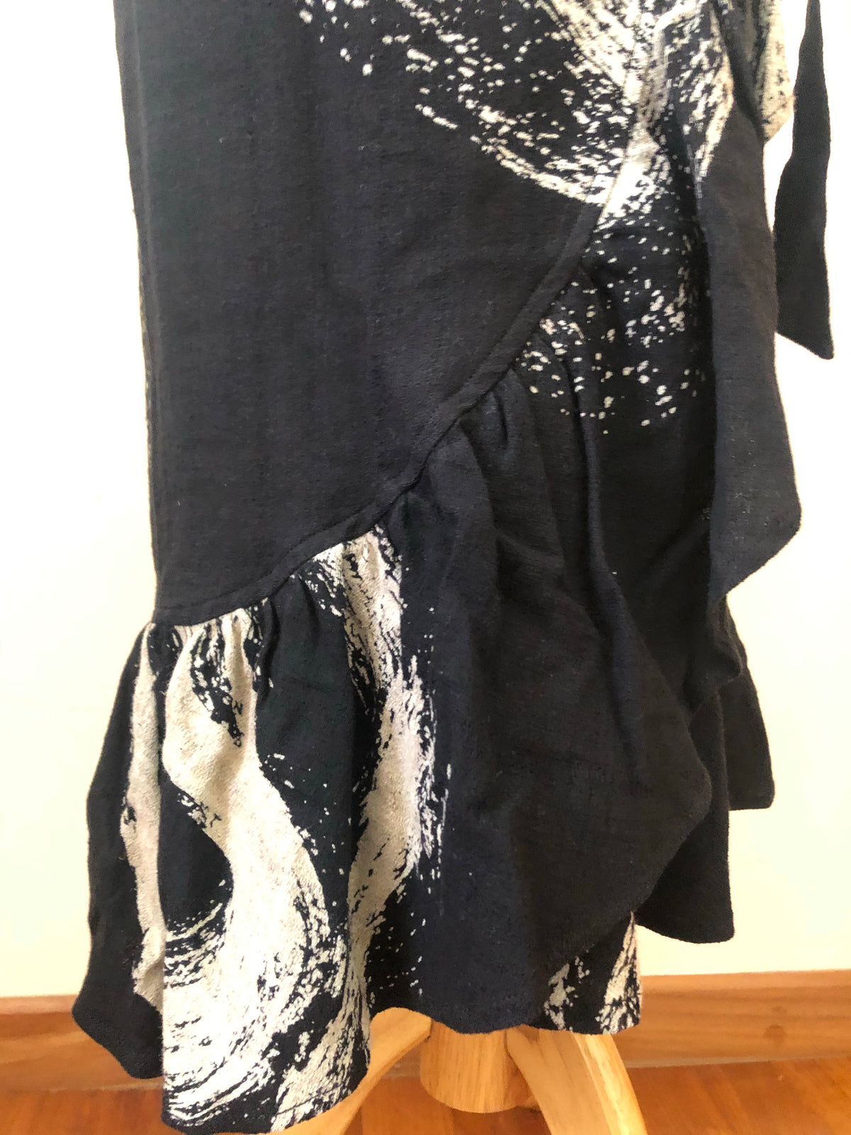 Suda Linen Wrap Skirt (Ready stock)