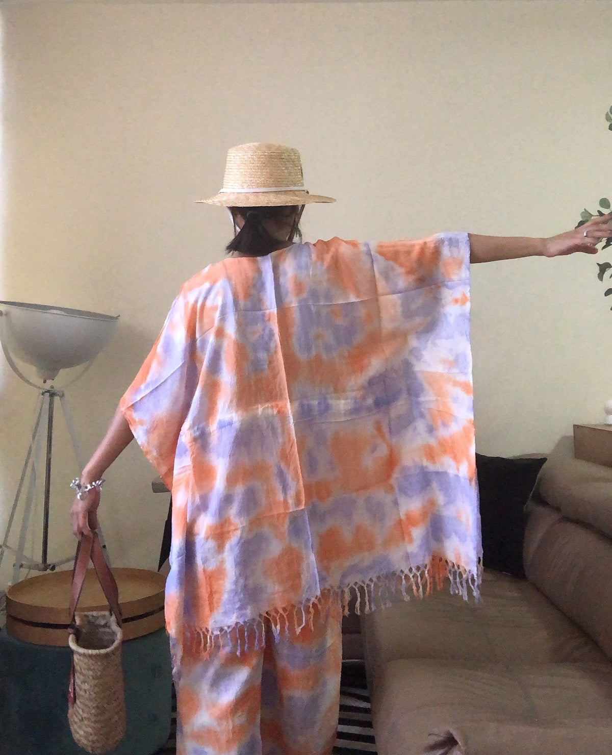 Banyan Pastel Cover Up/Kimono Tie Dye (Ready Stock)