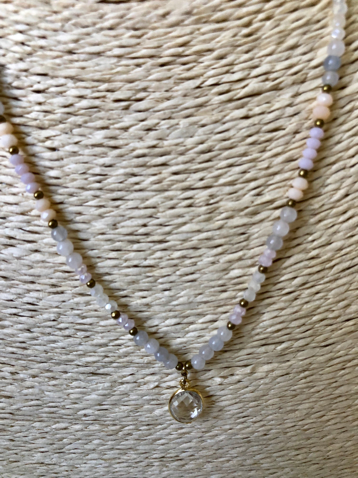 Lilly Semiprecious Stone Necklace