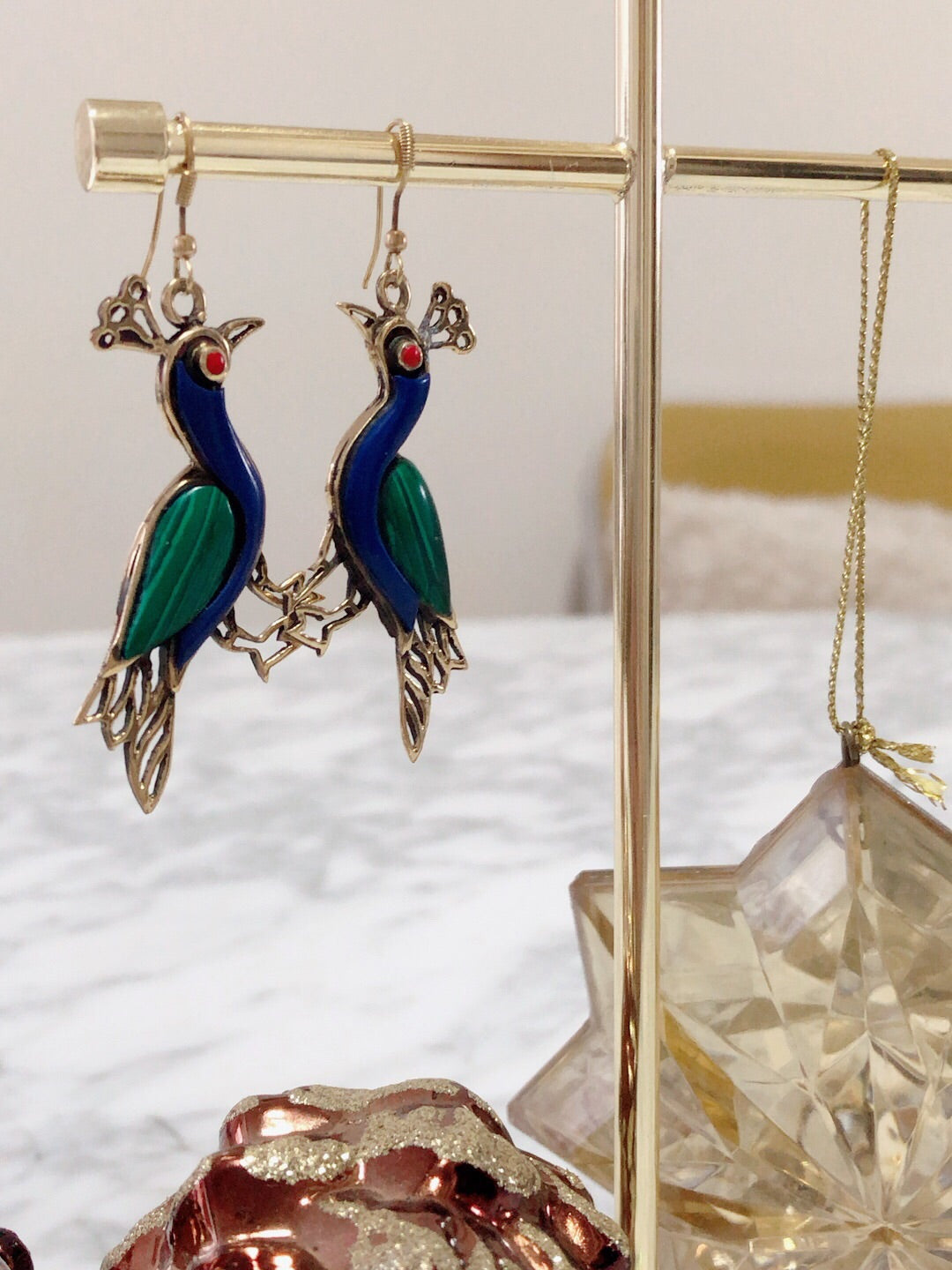 Wita Peacock Earrings (10% OFF)