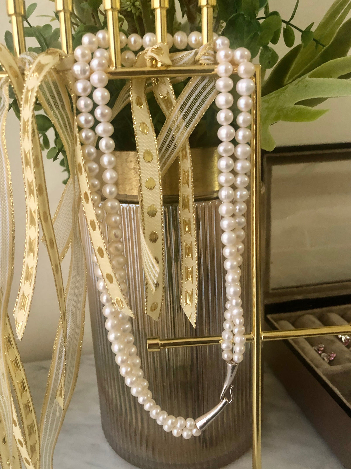 Zee Double Layered Pearl Necklace