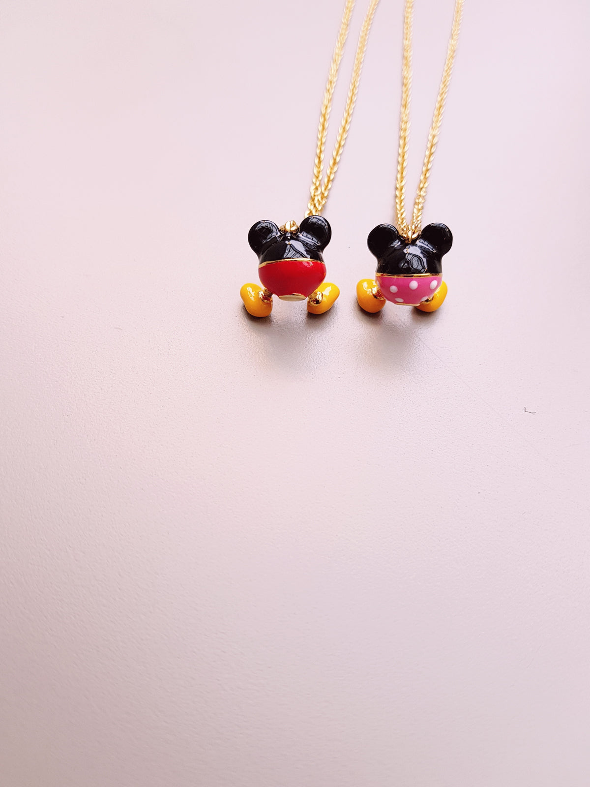 Happy Minnie Mouse Brass Necklace (for both adult&kid) *10% off for preorder