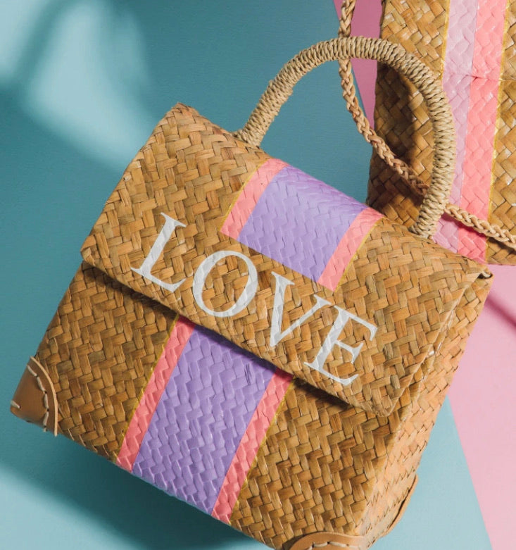 [Triple Stripes] Bon Bon Flap Bag with Shoulder Strap
