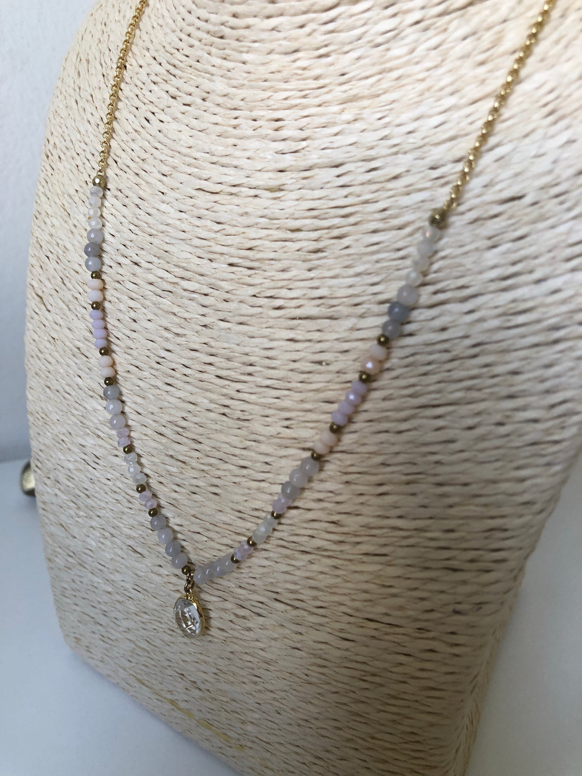 Lilly Semiprecious Stone Necklace
