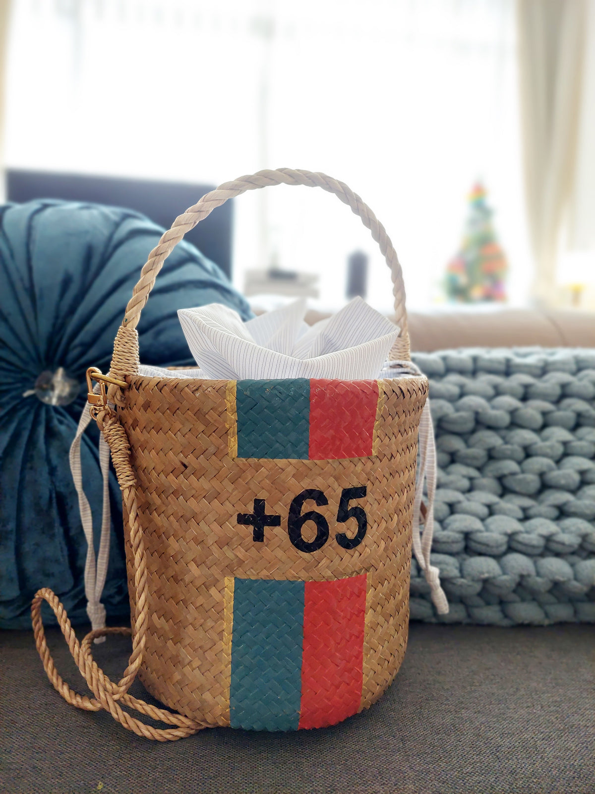Six Five woven bucket with sling (limited edition)