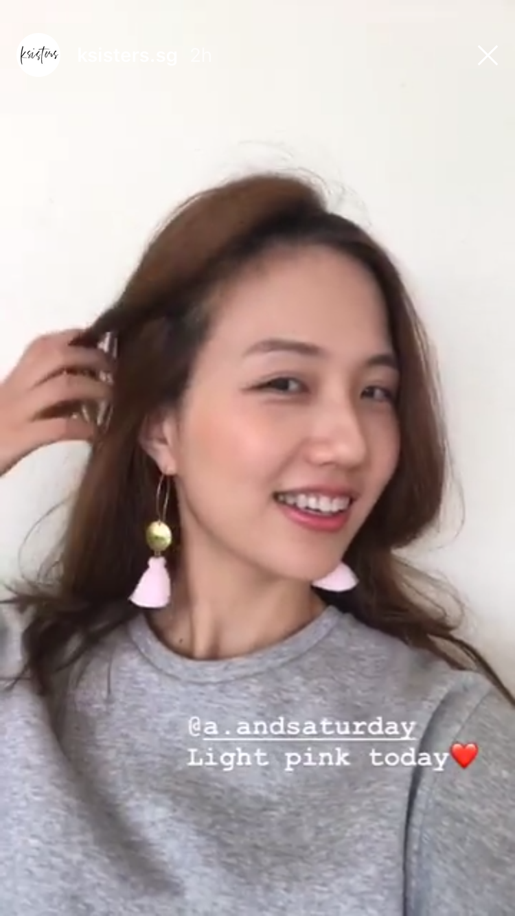 (4rd restock) Nara Tassel Earrings (POWDER PINK)