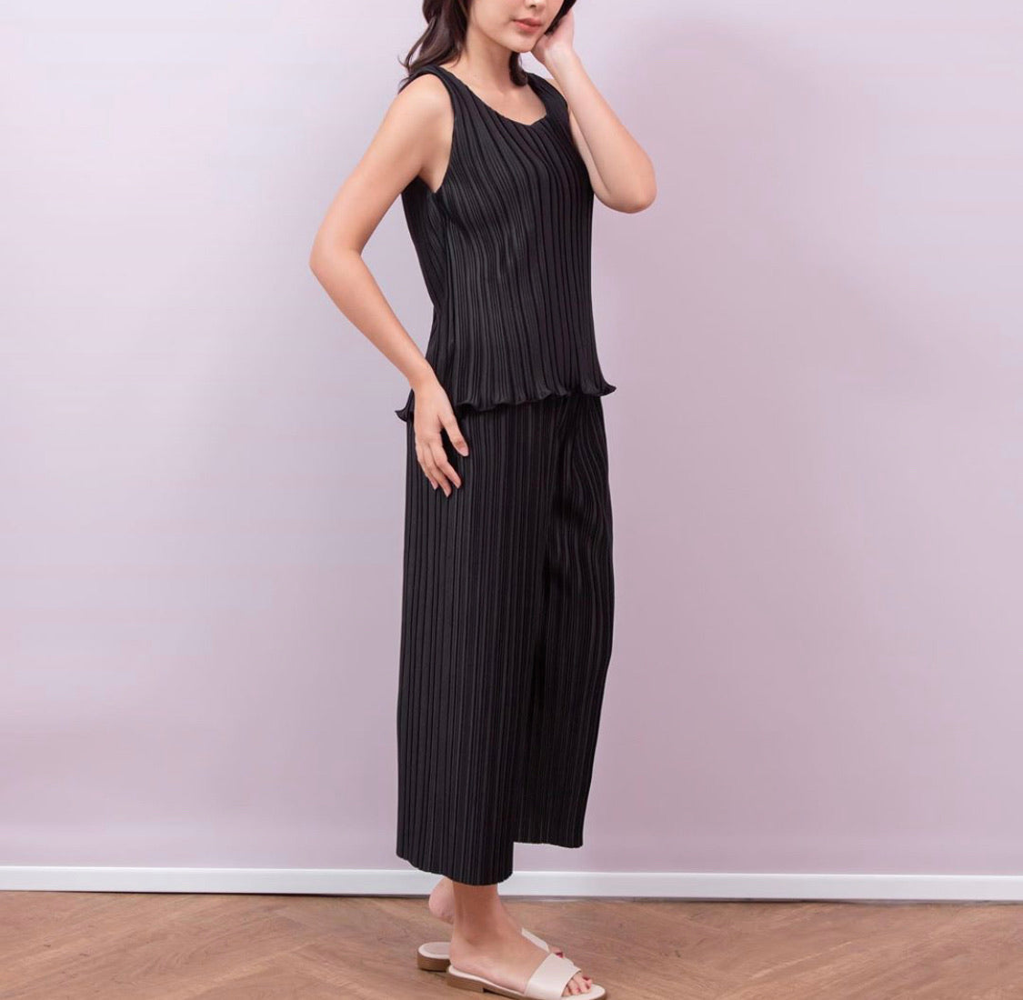 Sarai Pleated Tank Top